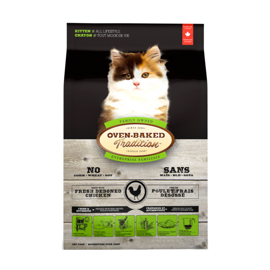 Oven baked tradition chicken kitten food / all lifestyle 2.27 KG alimento para gato