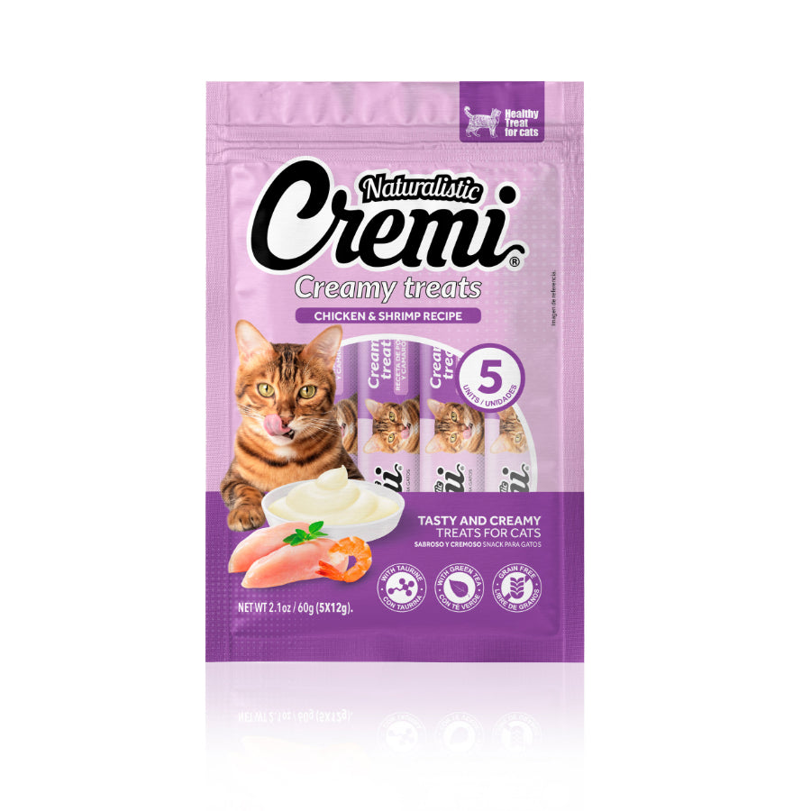 Naturalistic cremi pollo & camarón 60 GR