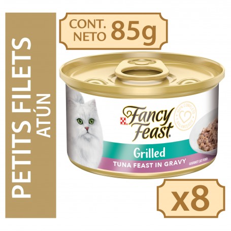 Pack Fancy Feast Petit Filetes Atun 8 unidades
