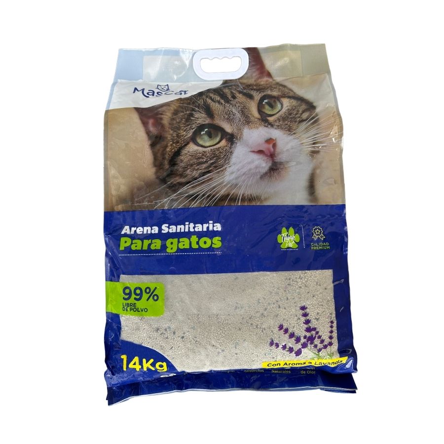 Arena Sanitaria MasCat 14KG Lavanda