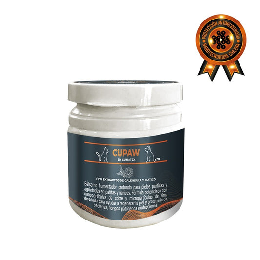 Crema reparadora antimicrobiana para patitas y narices