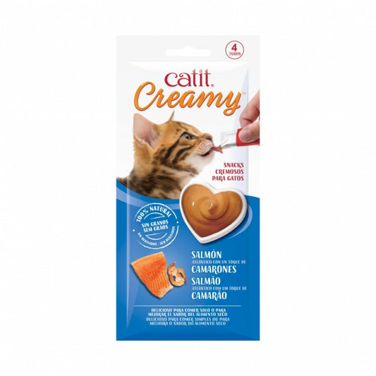 Catit Creamy salmón con camarones 40 GR