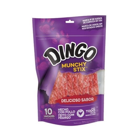 Dingo munchy stick huesitos (bolsa de 10 unid) bolsa de 10 unid