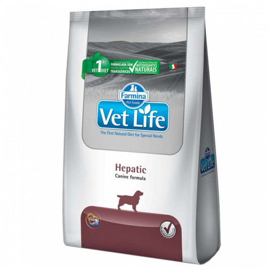 Vetlife Farmina Alimento Seco Medicado Hepatico Perro