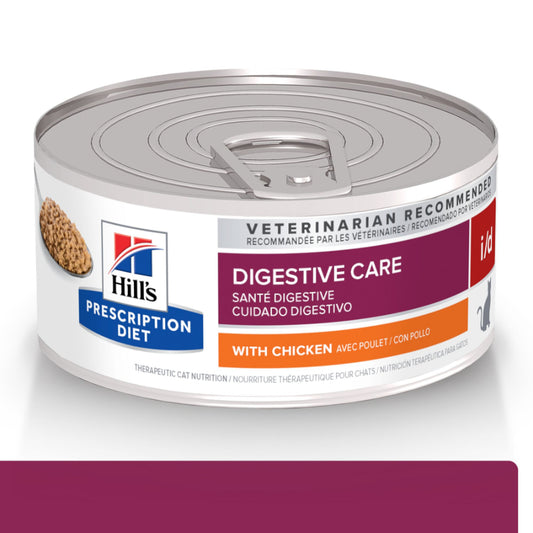 Hills lata feline i/d cuidado digestivo alimento húmedo para gatos 156 GR