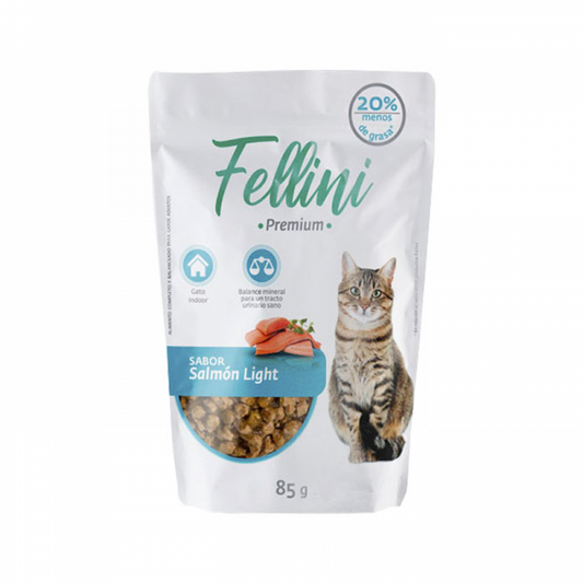 Fellini Salmonlight alimento húmedo para gatos 85 GR