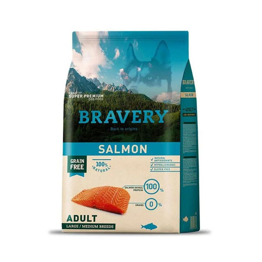 Bravery salmón adult alimento para perro