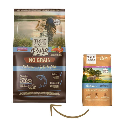 True Origins Cat Adult Sterelised Salmon Grain Free alimento para gato