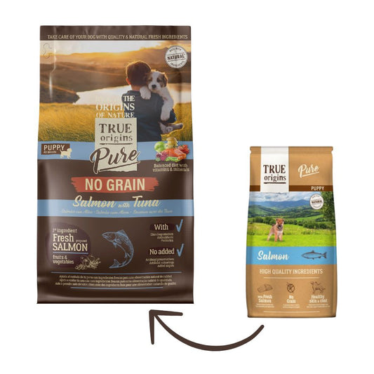 True Origins Pure Dog Puppy Salmon Grain Free alimento para perro