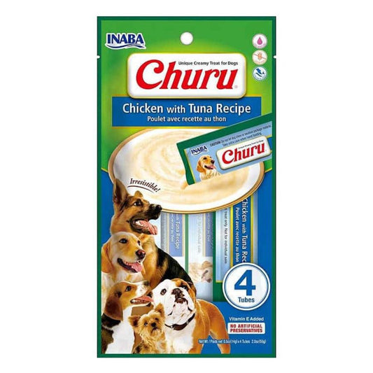 Churu perro 4p pollo con atun 56GR