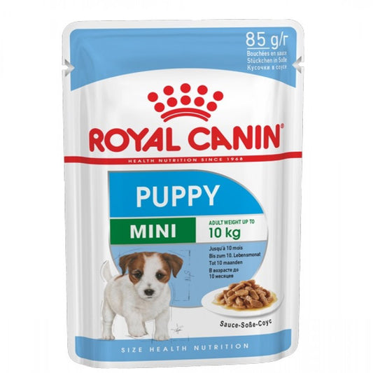 Royal canin mini puppy alimento húmedo para perros 85GR