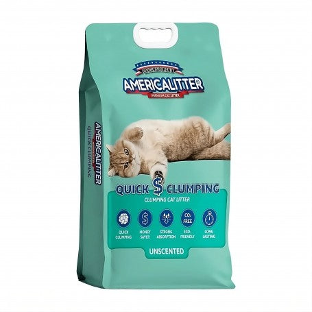 America Litter Quick Clumping - Sin Aroma 15Kg