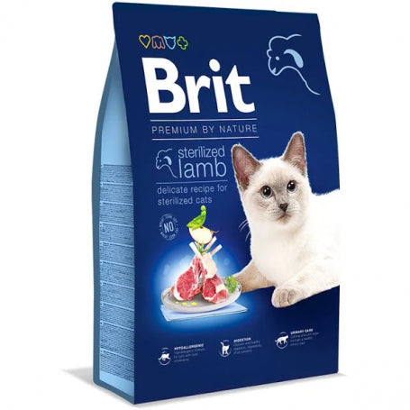 Brit Care Premium By Nature Cat Sterilized Lamb 8kg