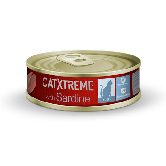 Catxtreme Cat adulto steril paté con sardina alimento húmedo para gatos 170 GR