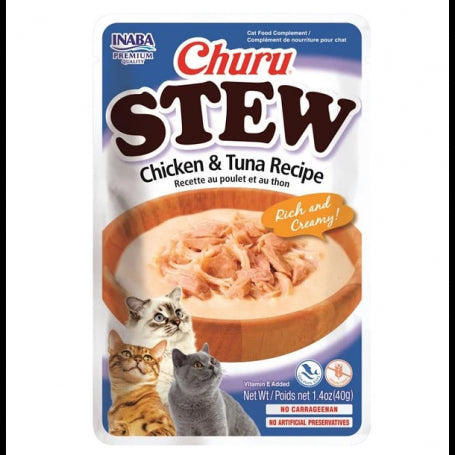 Churu Stew Pollo y Atún 40g