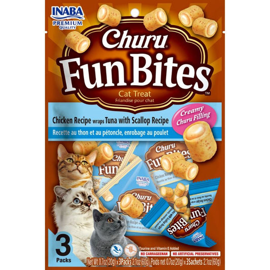 Churu fun bites atún y ostión para gato