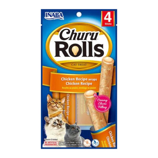Churu rolls cat chicken recipe wraps 40 GR