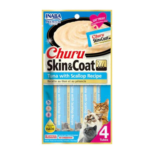 Churu skin&coat atún con vieira 56 GR