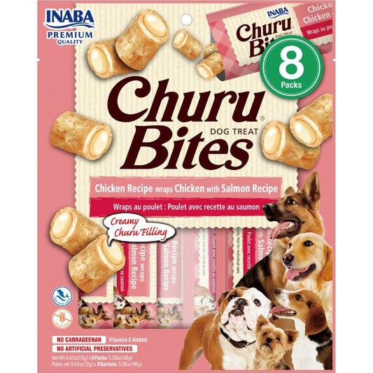 Dog Churu 8P Bites Pollo con Salmón