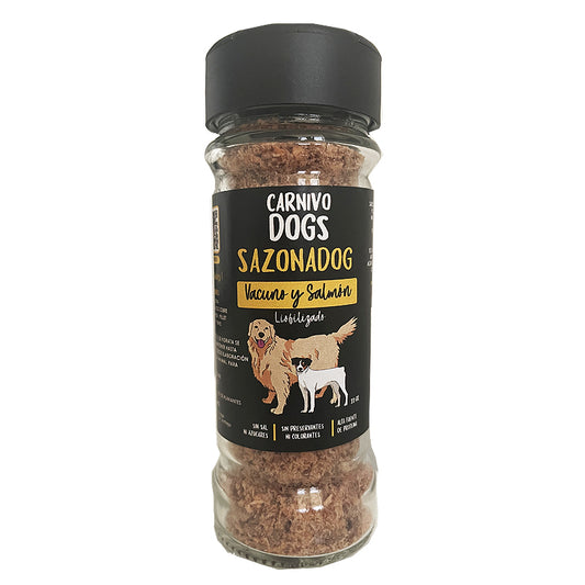 Carnivodog Sazonadog - Vacuno y salmón 33 GR