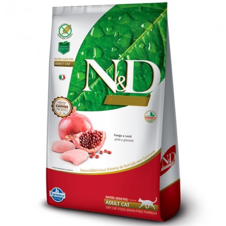 N&D Prime Feline Adult - pollo y granada 7.5KG