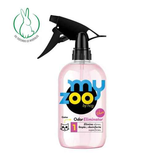 Odor eliminator con gatillo para gatos
