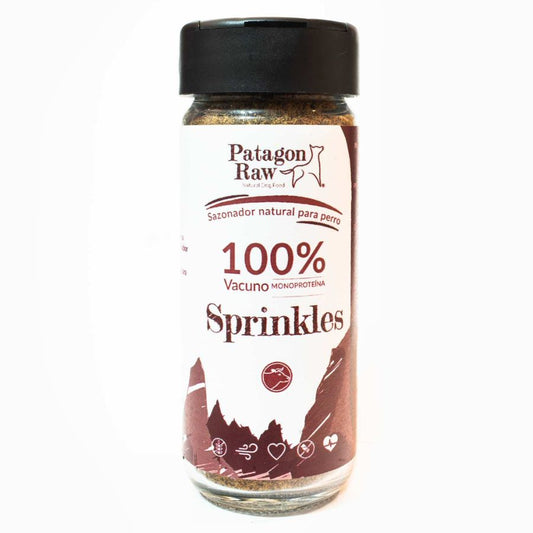 Sazonador sprinkles perro 100% carne vacuno 60 GR