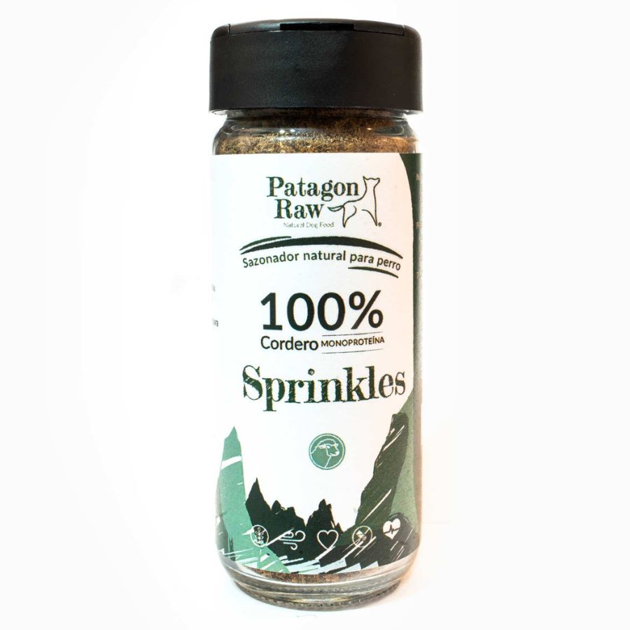Sazonador sprinkles perro 100% corazón cordero 60 GR