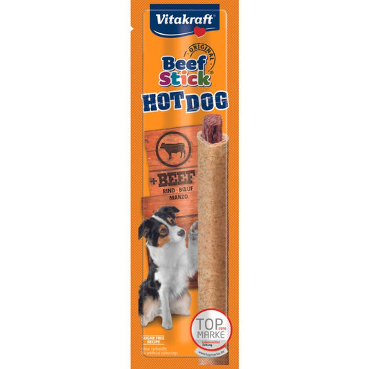 Vitakraft snack beef stick hot dog unidad (30 GR)