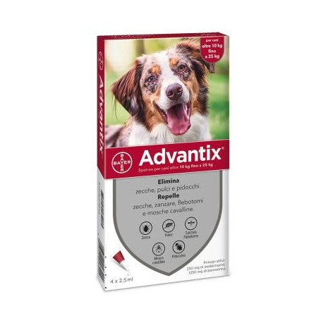 Advantix Antiparasitario Ext. 10 a 25 Kg