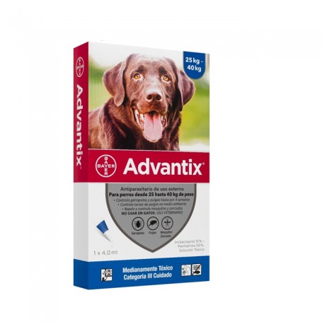 Advantix Antiparasitario Ext. 25 a 40 Kg