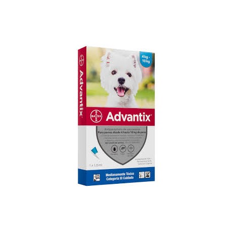 Advantix Antiparasitario Ext. 4 a 10 Kg