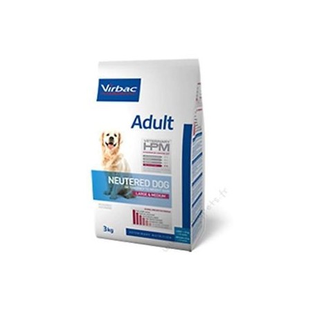 Alimento HPM Virbac HPM Dog Adult Neutered Large y Medium 3kg