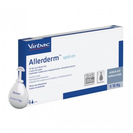 Ampolla Allerderm Spot-On 2 ml x 6 Pipetas
