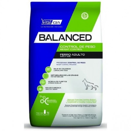 VitalCan Balanced Perro Control Peso All Ages 3 kg