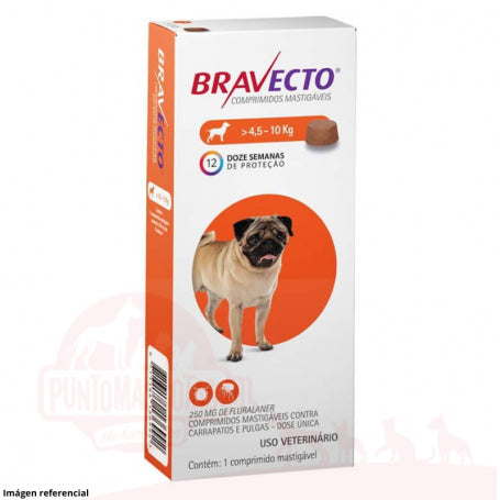 Bravecto 4,5 a 10 kg