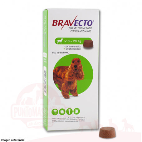 Bravecto 10 a 20 kg