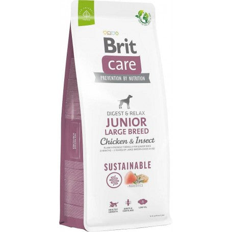 Brit Care Sustainable Junior Large Breed Chicken and Insect 12kg