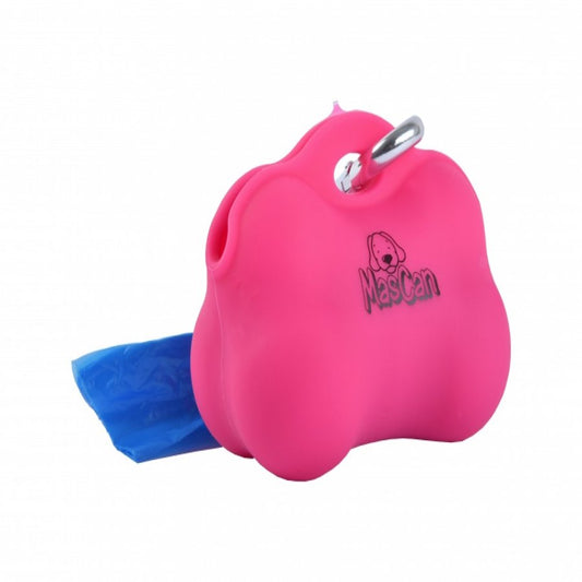 Porta bolsas sanitarias hueso fucsia