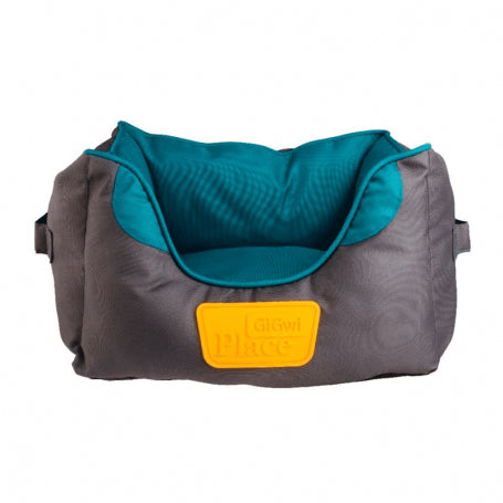 Cama Gigwi-Place Cuadrada Verde y Gris Talla L