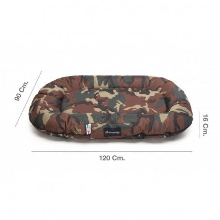 Cama Premium Dreamaway Camuflaje - Talla XXl (120X90X16 Cm) Verde Camuflaje