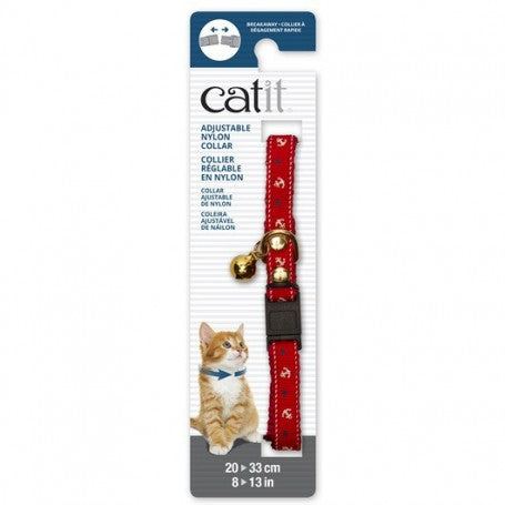 Catit Collar Rojo Anclas