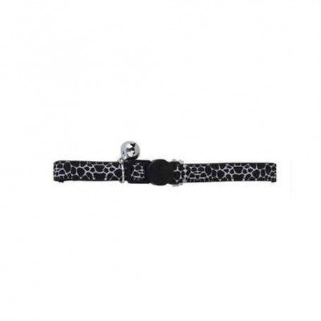 Collar Negro Jaspeado Gatito Pawise