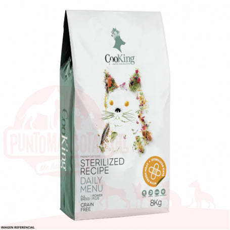 Cooking Alimento Grain Free Super Premium Gato Adulto Esterilizado 8 kg