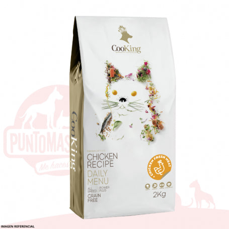 Cooking Alimento Grain Free Super Premium Gato Adulto Pollo 2 kg