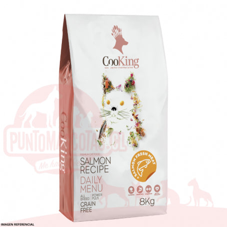 Cooking Alimento Grain Free Super Premium Gato Adulto Salmón 8 kg
