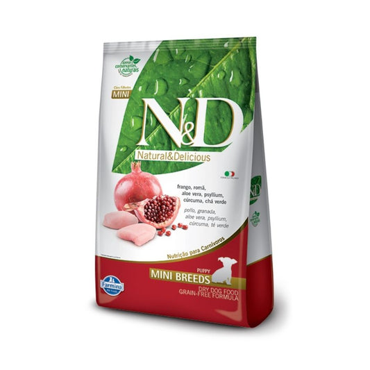 N&D Pollo Y Granada Puppy Mini alimento para perro