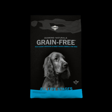 Diamond Naturals - Alimento para Perro Libre de granos Pescado Blanco y  Papa Dulce 2,27Kg