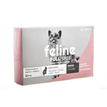 Antiparasitario Feline Labyes Full 1 a 2 kg