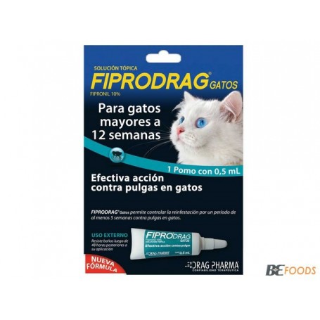 Fiprodrag Pipeta Gatos 0,5ml